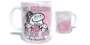 caneca personalizada para professora - uso exclusivo da melhor prof do mundo